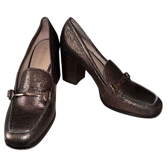 Enzo Angiolini Block Heal Loafers Size 8.5 - Picture 1 of 6